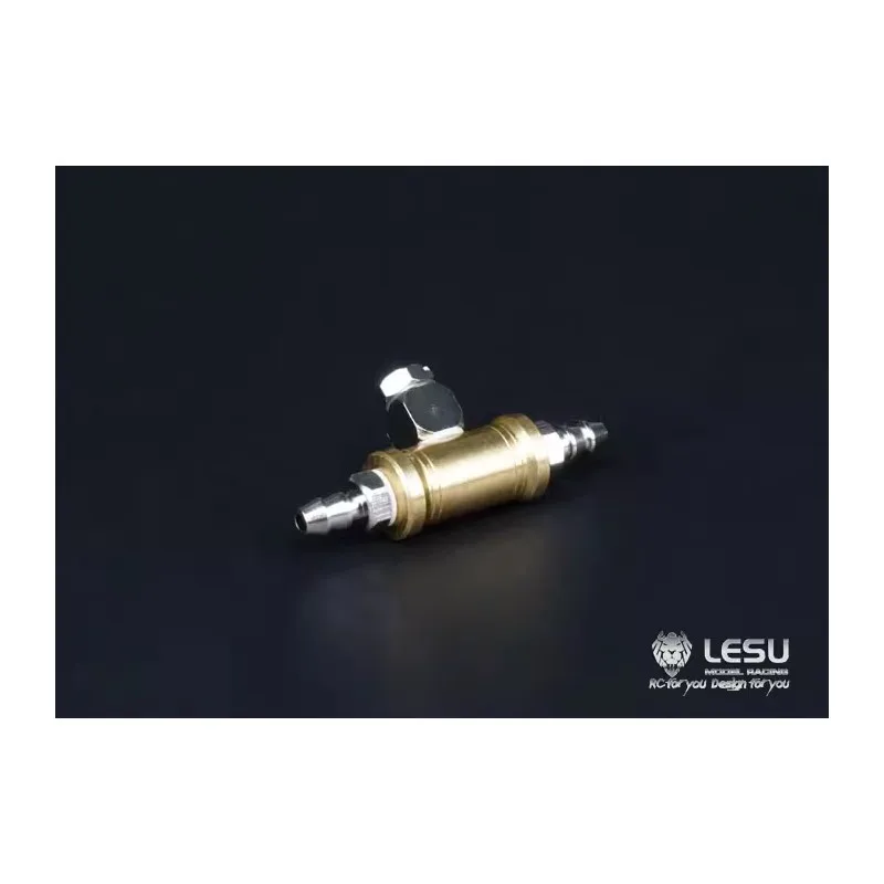 RC 1/14 Ölleitung-Umleitventil Dreiwege-Verbindung Edelstahldüse für Tamiya Hydraulikbagger Lader Muldenkipper DIY-Teil – Detail 4