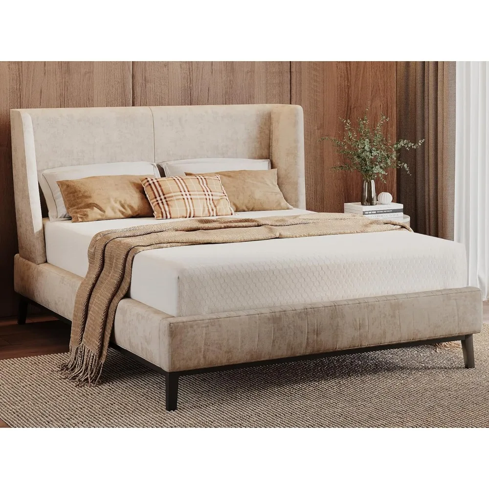 

Mattres,Twin/Full/Queen Size 8-Inch Gel Memory Foam Mattress, Comfortable Pressure Relieving, Soft Fabric Cover, Fiberglass Free