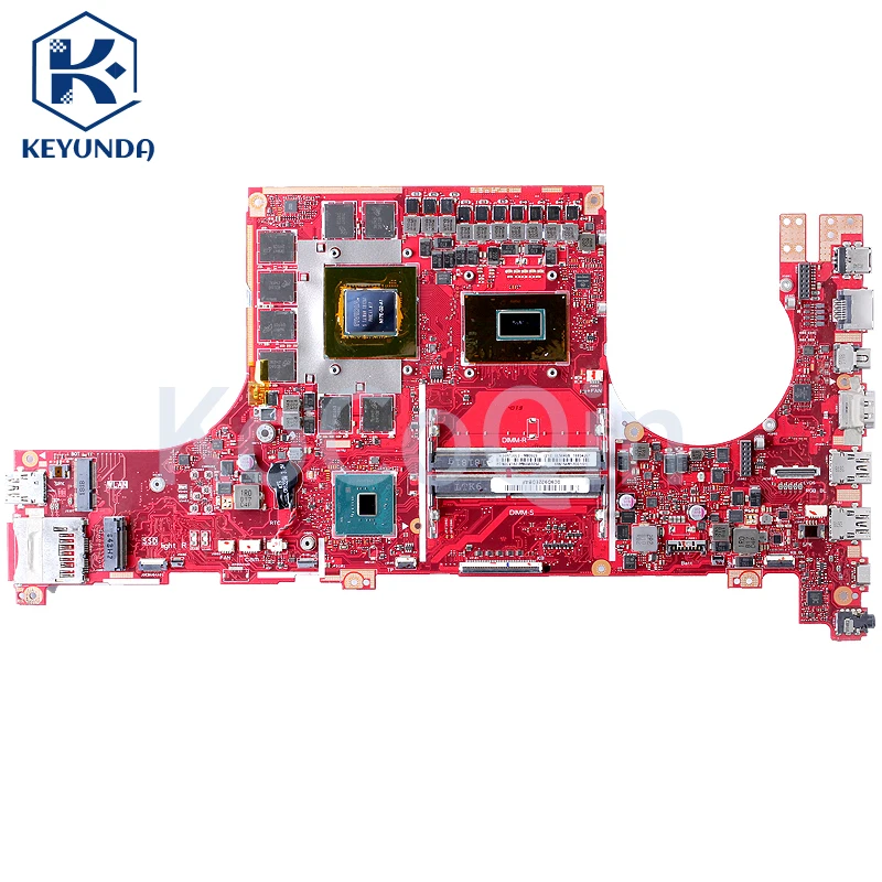 Imagem -06 - Placa-mãe do Portátil para Asus Gl504gs Mainboard Rev:2.1 I78750h Gtx1070 8g 60nr00l0-mb3020 Testado Completo