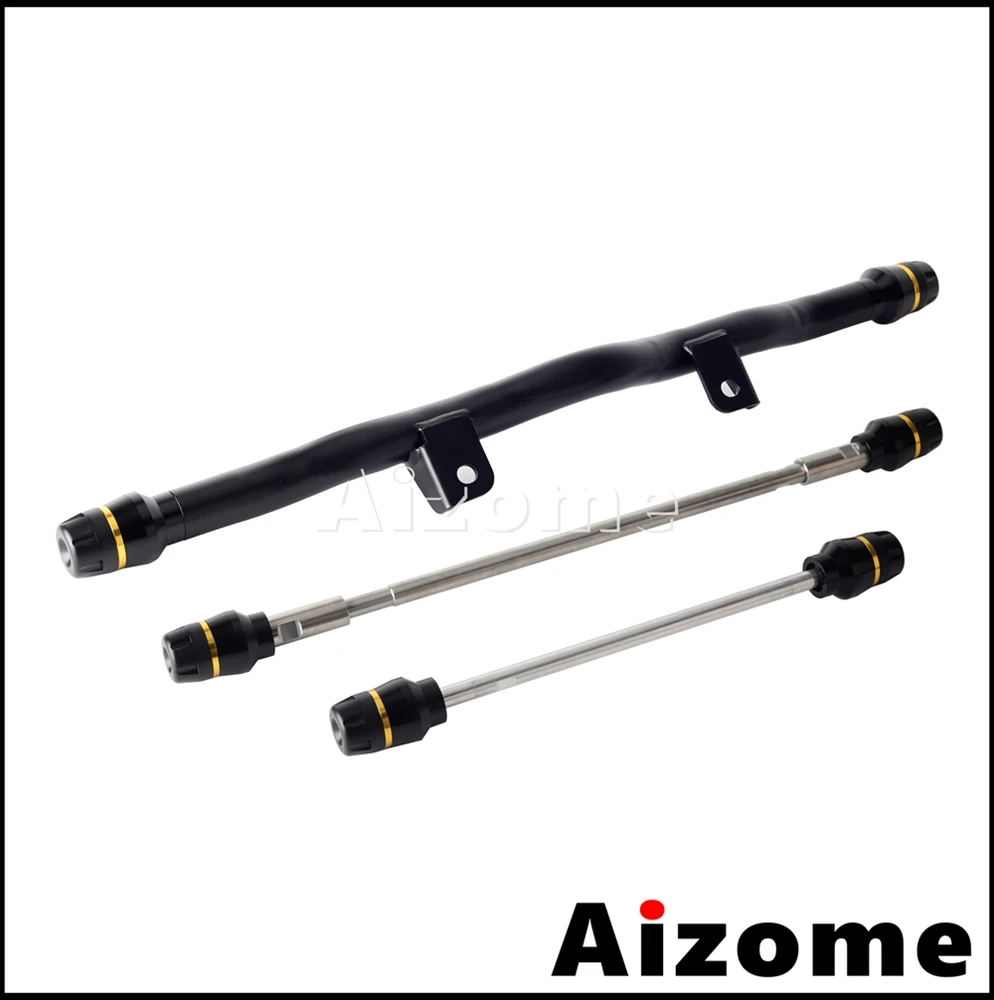 الطريق السريع الوتد محرك الوفير تحطم قضبان مسطحة المحور الأمامي الخلفي شوكة عجلة المتزلجون ل هارلي سبورتستر S RH1250S 2021 2022 2023