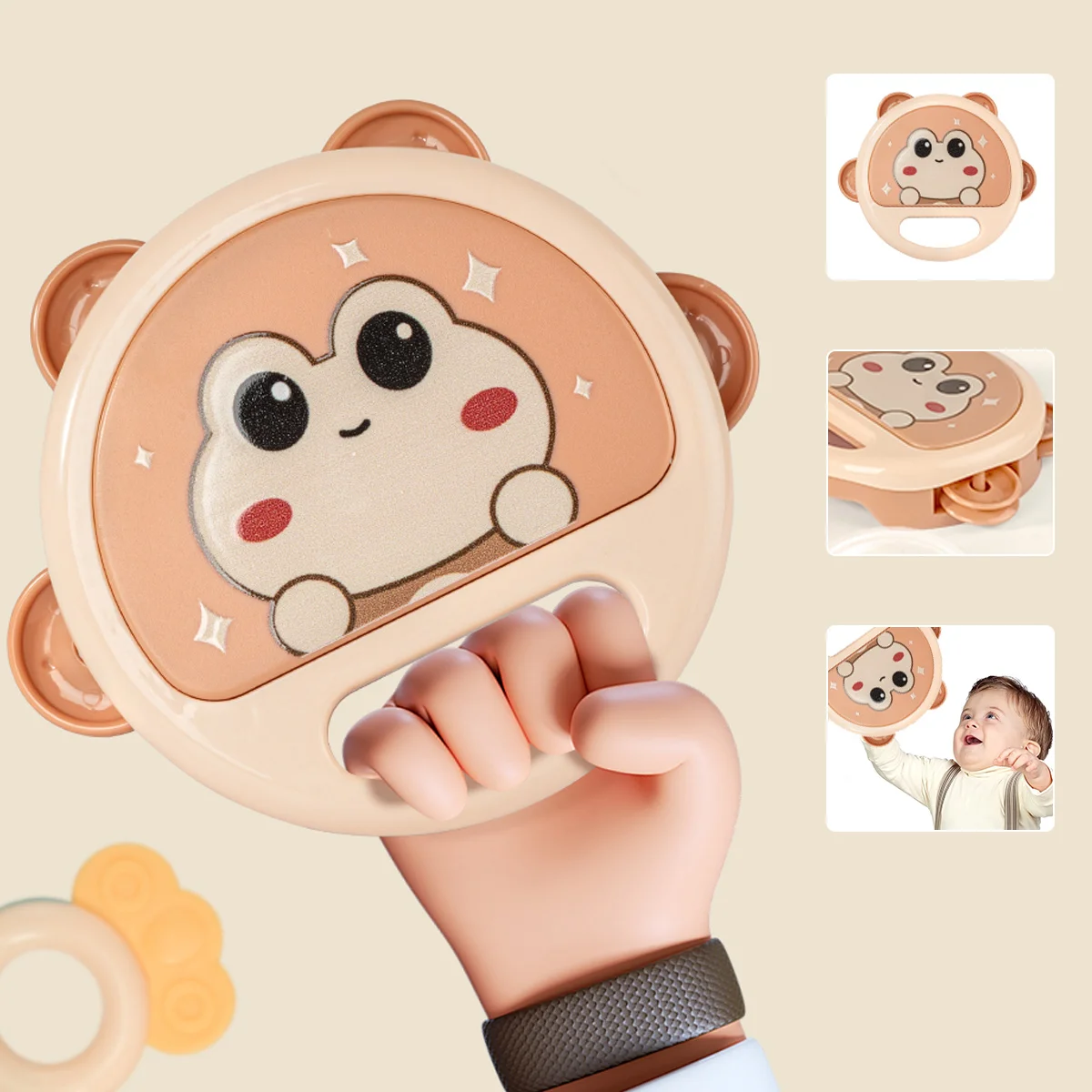 مجموعة ألعاب أطفال 7 في 1، ألعاب رنين وقبضة وحقيبة، ألعاب تمرين ممتعة للأولاد والبنات، تجذب الاهتمام وتعلم المهارات،