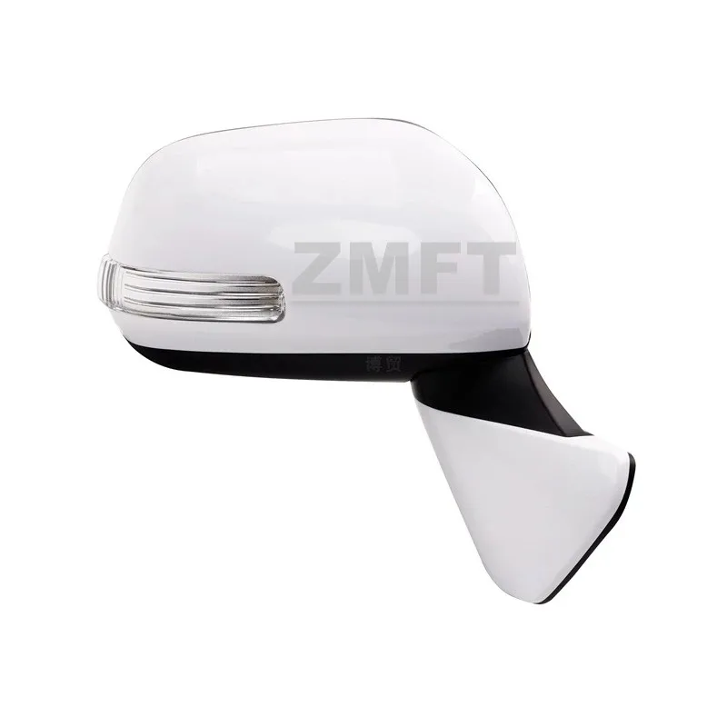 1PCS Car Reversing Plastic Painting Rearview Side Mirror Assembly For Toyota Verso 2011 2012 2013 5PINS 9PINS