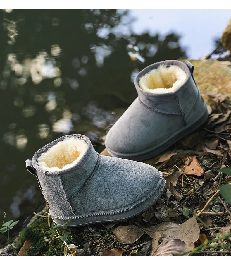 2026 Neue Kinder-Winterstiefel aus Rindsleder, warme Stiefel für Jungen und Mädchen, hochwertige Lederstiefel – Detail 12