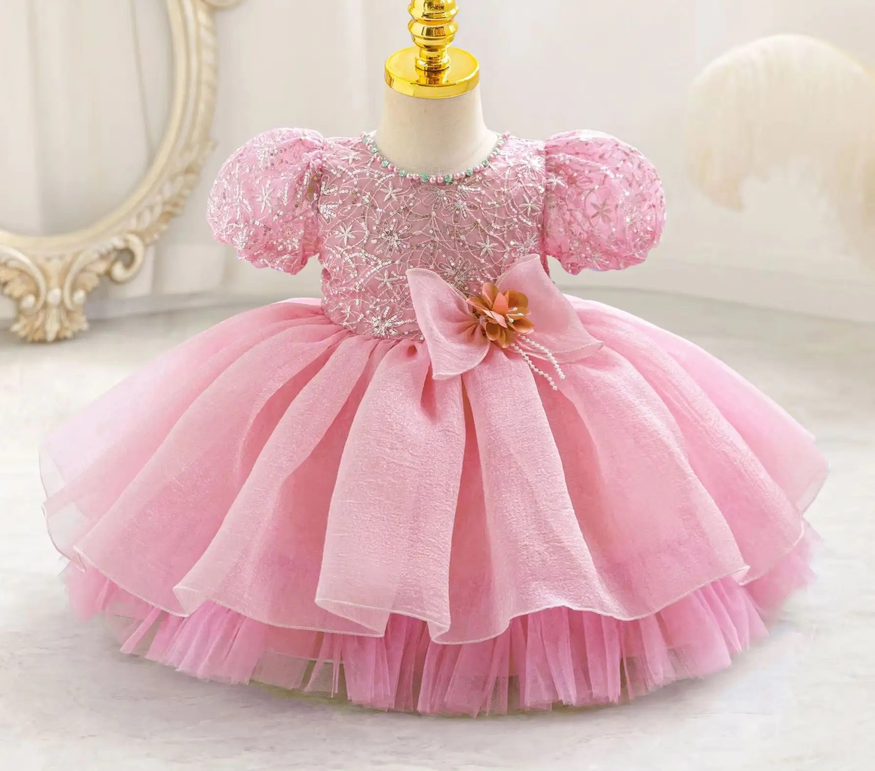 Princess Dress for Baby Girl Child Tutu Birthday Ball Gown Dresses Kid Clothes 6M-4 Years New Occasion