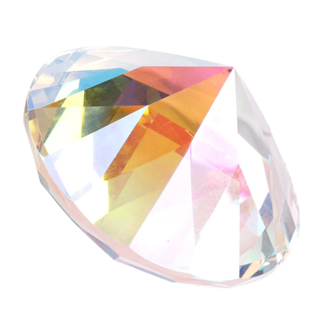 

Large Crystal Paperweight Diamonds Nail Photo Prop Salon Hand Display Manicure Decoration Nail Art Stand Table Crystals Decor