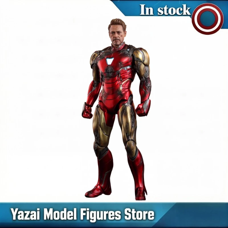 Original HT MARVEL AVENGERS ENDGAME MMS543D33 IRON MAN MARK 85 BATTLE DAMAGED VERSION Action Figure Model Toys