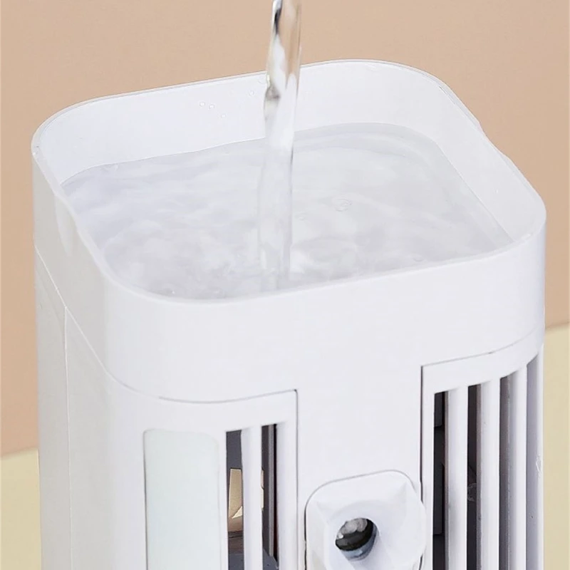 Máy điều hòa động Quạt phun sương để bàn Máy tạo độ ẩm làm mát không khí 3 tốc độ