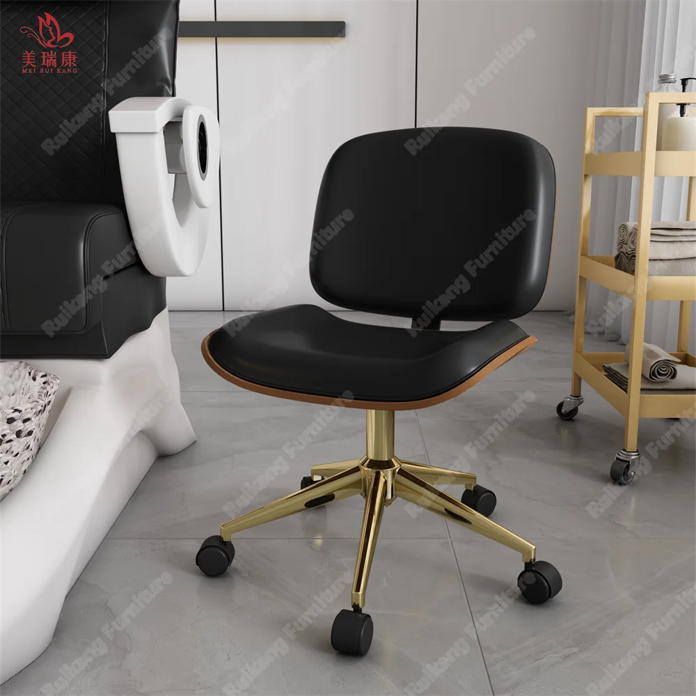 

Мебель для салона красоты, регулируемый роскошный современный стул для красоты и педикюра, стул для технического специалиста со спинкой