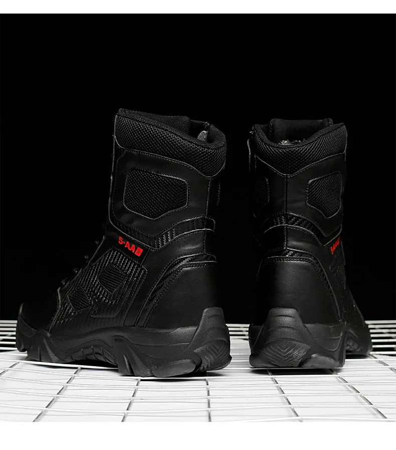 Herren-Taktikstiefel, Outdoor-Damen-Armee-Schuhe, Wüstenstiefel, Training, Unisex, ultraleicht, Militär, Sicherheit, schnelle Reaktion, Herren-Camping – Detail 21