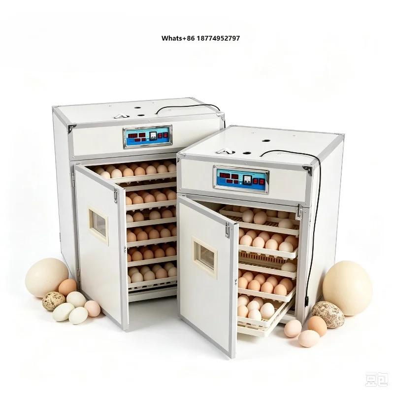 Premium Stainless Steel Humidity Controlled Livestock Breeding Base Egg Hatching Machine