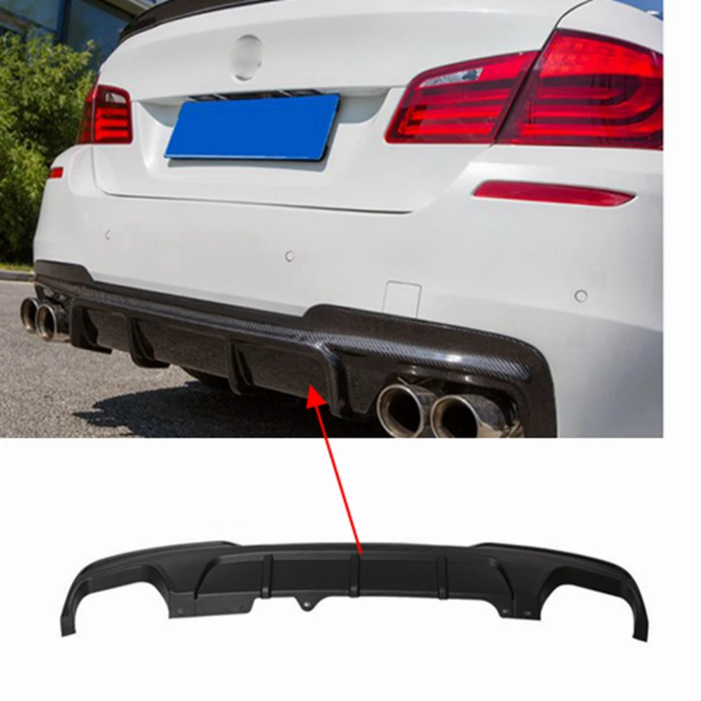 Glänzend schwarz hinterer Stoßstangen diffusor Lippe v Typ Wettkampf diffusor für BMW 5er F10 M Sport M Tech 2014-2018 m5 Leistung