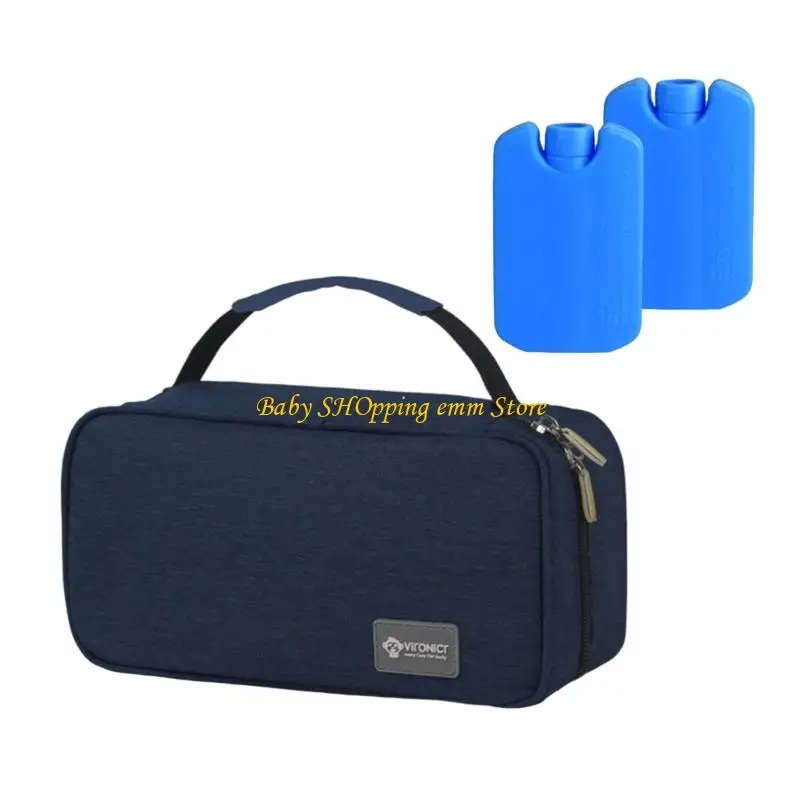 23GD حقيبة تهدئة الحليب التمريض متعددة الوظائف حقيبة تخزين حليب الأم مع عربات الثلج للنساء المهني وأم بيربيرا