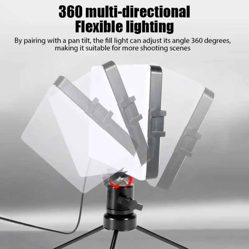 VIKEFON 3000K-6000K LED Photography Video Light Panel Lighting Photo Studio Lamp Kit For Shoot Live Streaming Youbube RGB Filter image 4