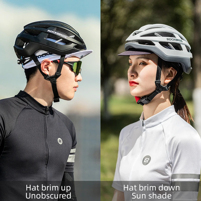 ROCKBROS Cycling Cap Sun Protection Breathable Motocycle Riding Hat Men Women MTB Helmet Bike Cycling Headwear Gorra Ciclismo