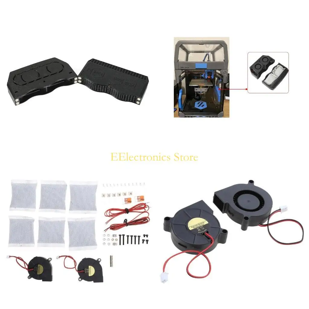 

B03C Nevermore V6 DUO Activated Carbon Filters Improve 3D Printing Reduce Odors Compatible for VORON2.4,VORON Switchwire