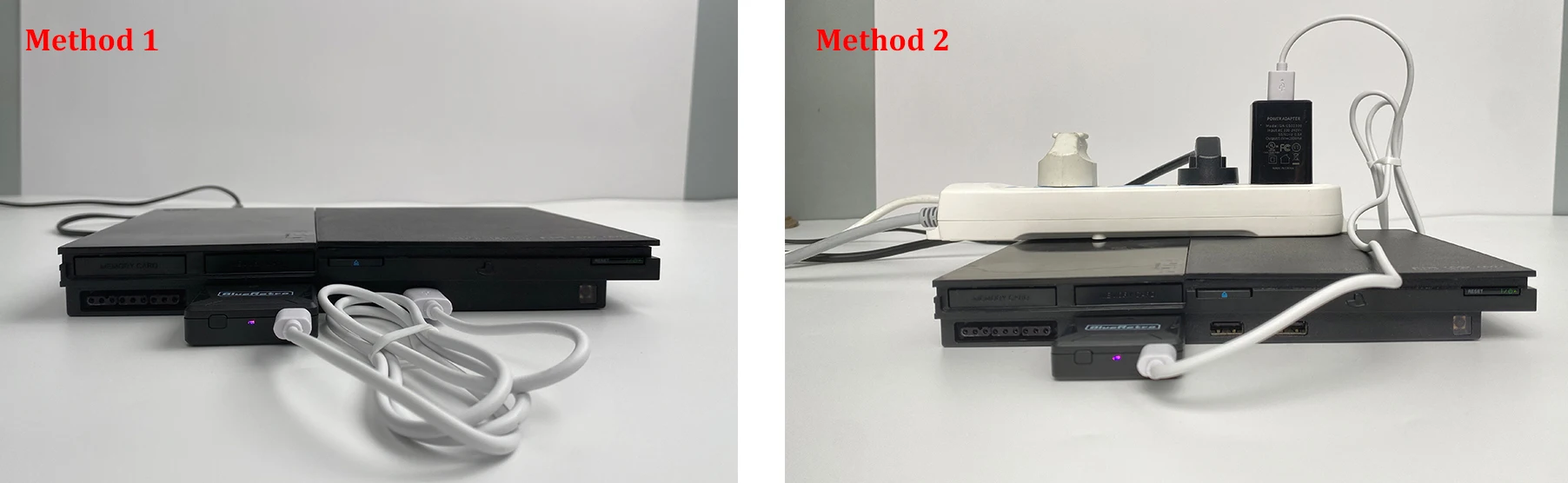 RetroScaler Mini Blueretro Receiver Adapter für PS1 PS One PS2 kompatibel mit 8bitdo PS4 PS5 Xbox Series X Wireless Controller – Detail 3