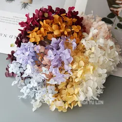 Preserved Hydrangea(Color 061-122) Home Decoration Wedding Decoration Small Leaf Anna Hydrangea Epoxy Handmade DIY Material