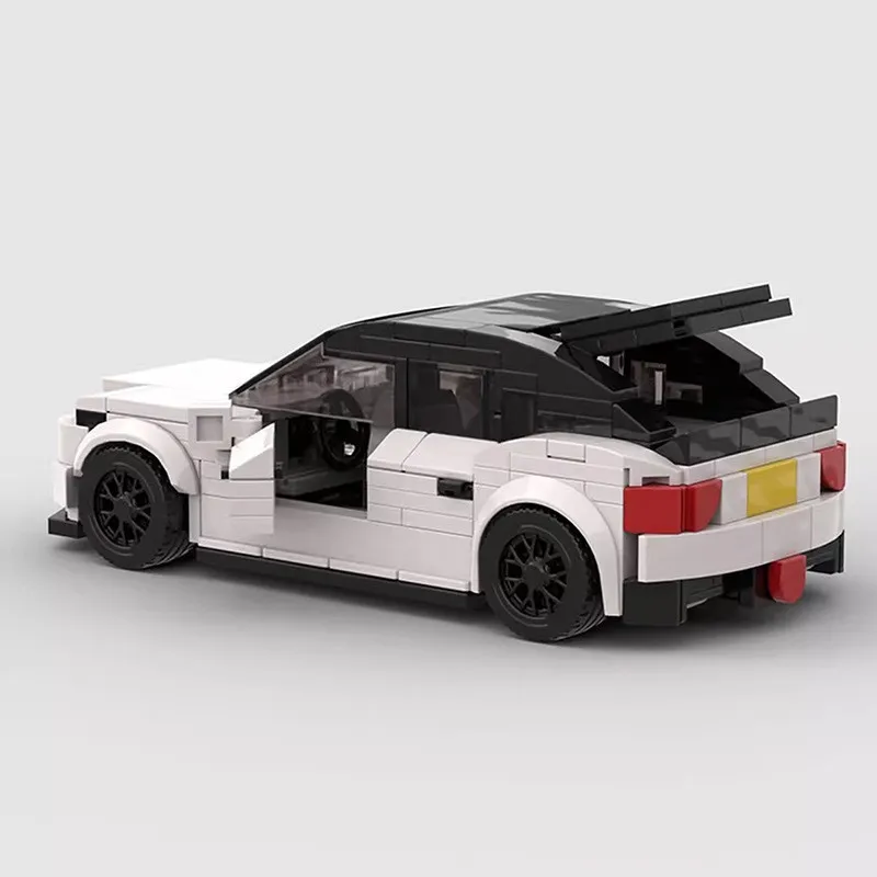 Speed Champions-coche Teslaed modelo 3, vehículo de carreras, bloques de construcción, juguete deportivo, técnica Super Racer, Compatible con LEGos