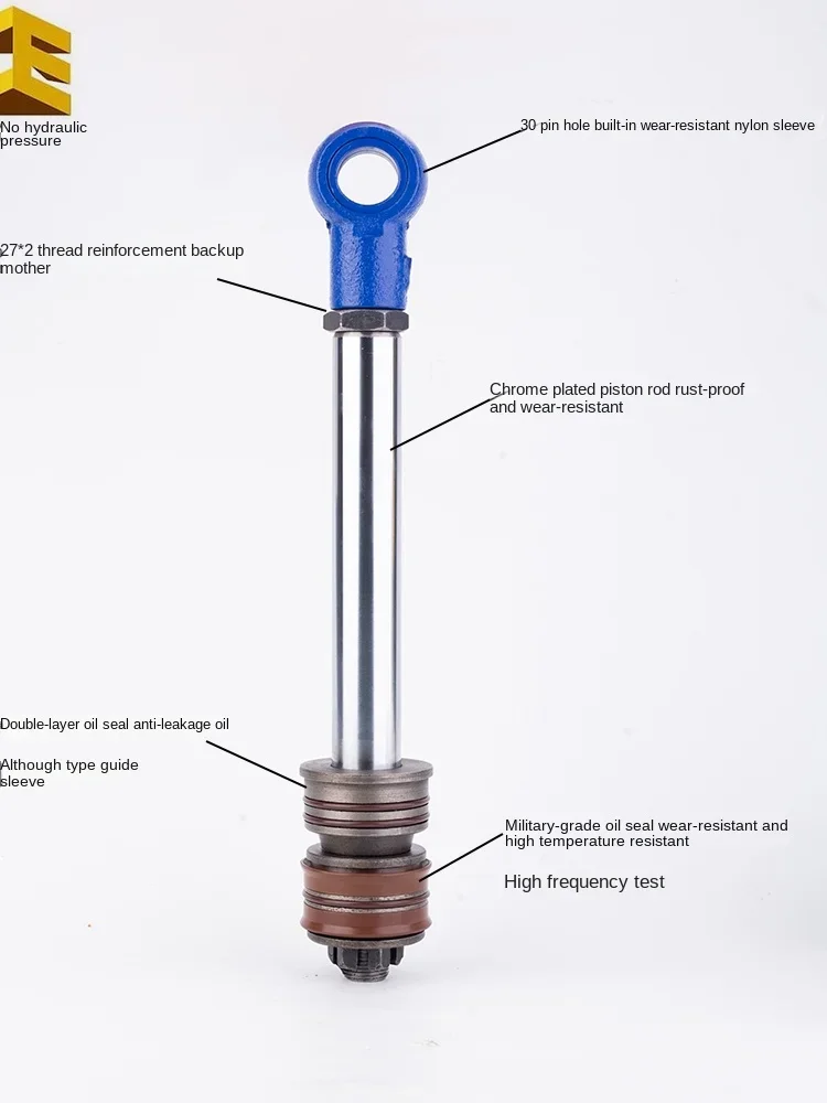 Complete list of accessories for a 3-ton 5-ton hydraulic cylinder hydraulic cylinder bi-directional lifting small heavy-duty