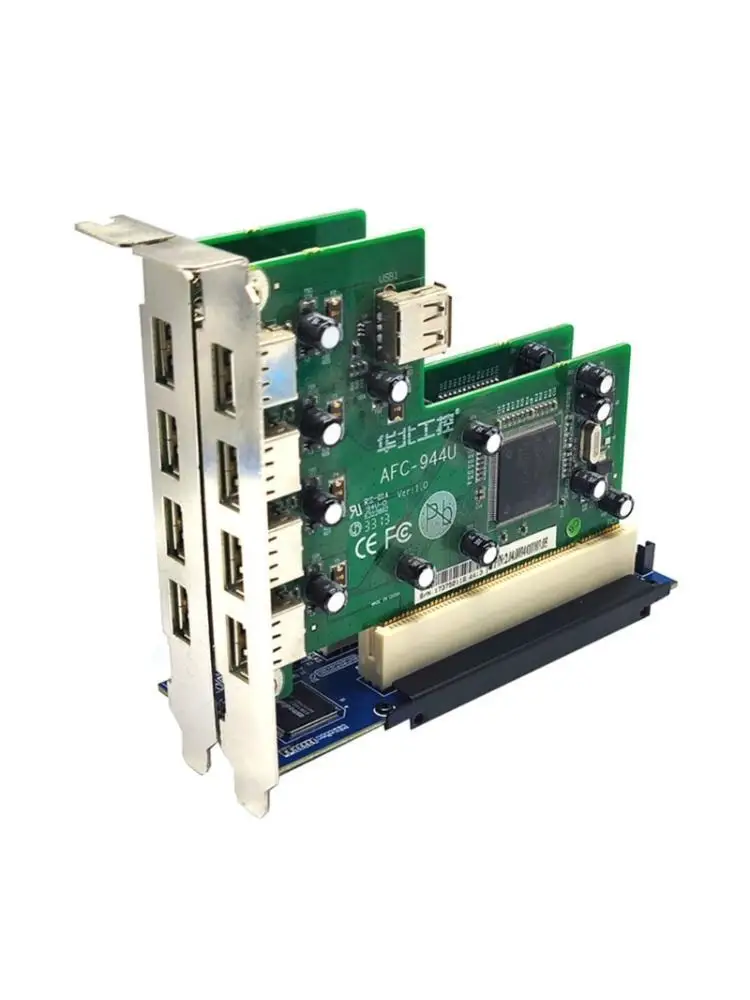 Y1UB Mini PCIE to Double PCI Expansion Mini PCIE Adapter Card Video Control for Desktop