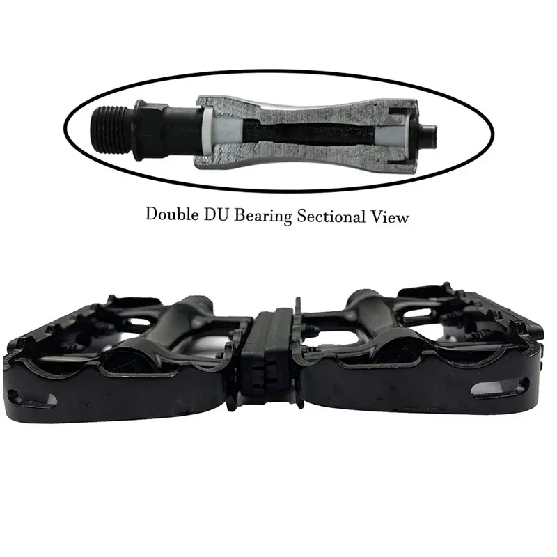Aluminum Alloy Road Bicycle Pedals Antislip Reflective Lightweight Perfect for Mountain Bikes Essential Road Bicycle Accessories