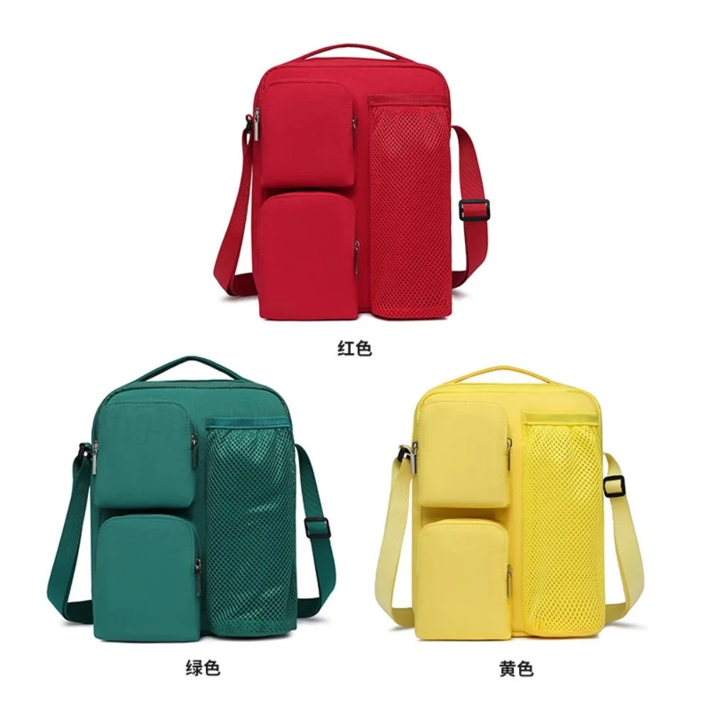 

Wear-resistant Oxford cloth large capacity lightweight women shoulder bag water bottle storage position waterproof diagonal bag