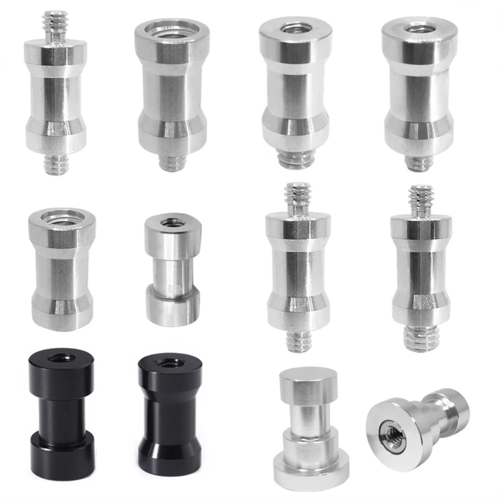 Photography Conversion Screw 1/4 To 3/8 M6 M8 Camera Tripod Mount Adapter For Flash Holder Live Streaming Bracket DSLR Camera