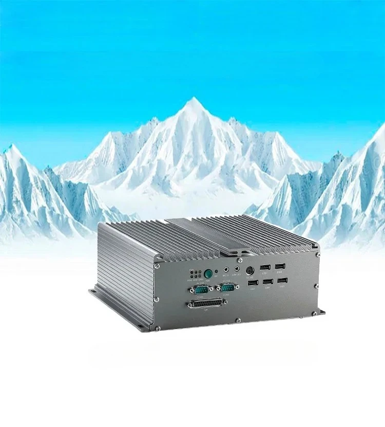 Fanless Industrial Mini PC - Celeron 1007U/1037U, 2LAN/6COM/6USB, PCI Slot, Win XP