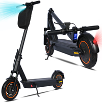 HEZZO G30 36v 500w Electric Scooter Moped 21MPH 37.5 Miles 10 Inch 15Ah Foldable Mobility Escooter Front Suspension US Warehouse