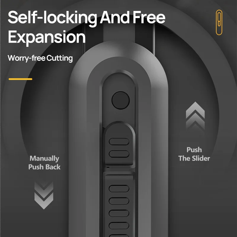 ديلي المفاجئة سكّين متعدّد الاستخدامات صندوق قابل للسحب القواطع 9 مللي متر 18 مللي متر عالية الكربون الصلب شفرات المهنية اللوازم المكتبية القرطاسية #6