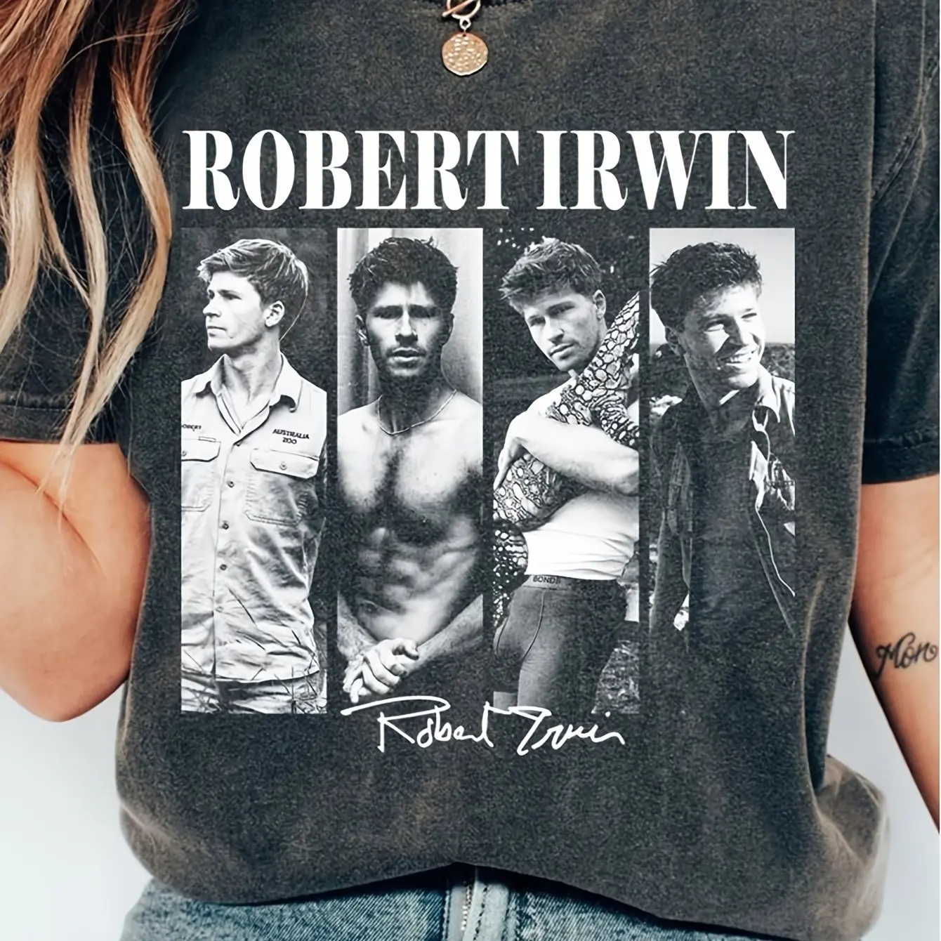 T-shirt rétro imprimé sur le thème de la série télévisée Wildlife des années 90, inspiré de l'administrateur du zoo de Robert Owen, cadeau pour les fans, toutes saisons