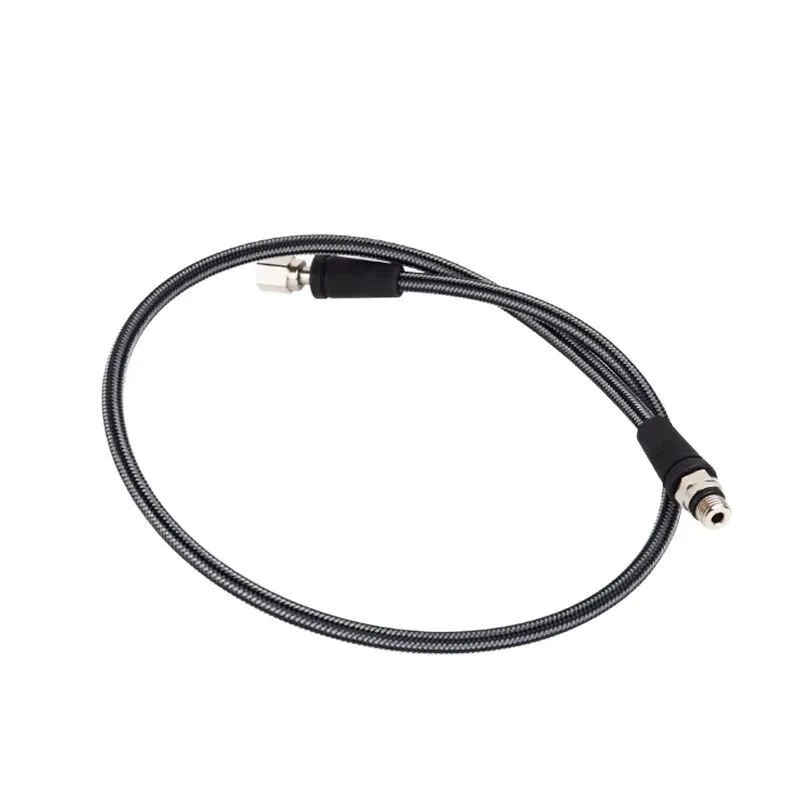 

Submersible residual pressure pipe High pressure hose Braided carbon fiber depth table 15cm65cm80cm side hanging