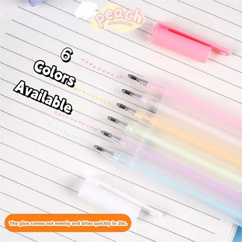 

Handbook High Viscosity Glue Office Products Candy Color Glue Pen Quick-Drying Manual Dispensing Pen Solid Glue Stick Student