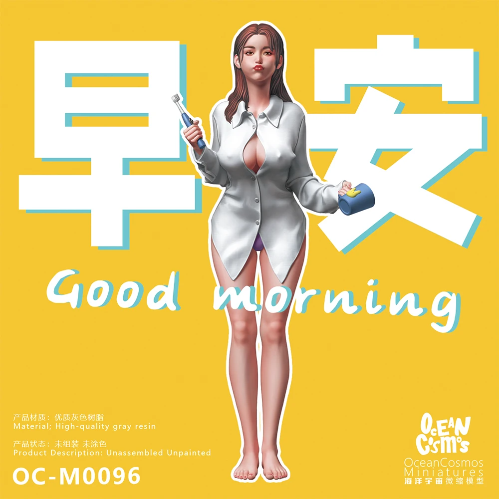 

Миниатюры OceanCosmos, оригинальные, Good morning Girl, 1/35 1/12, сексуальная девушка, Статуэтка из смолы GK