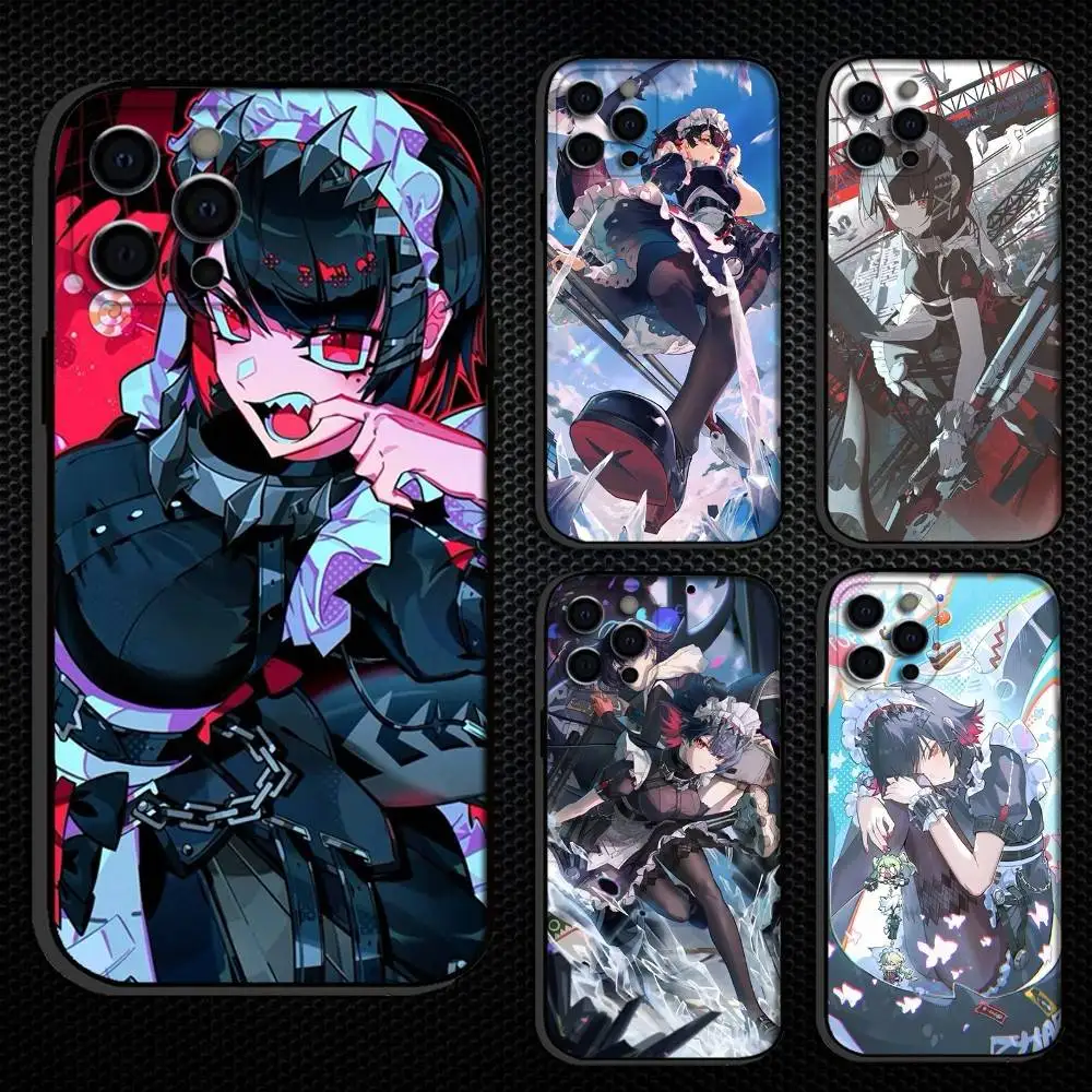 

Z-Zenless Zone Zero Ellen Joe Phone Case For iPhone 16,15,14,13,12,11 Plus,Pro Max, Others Soft Black Cover