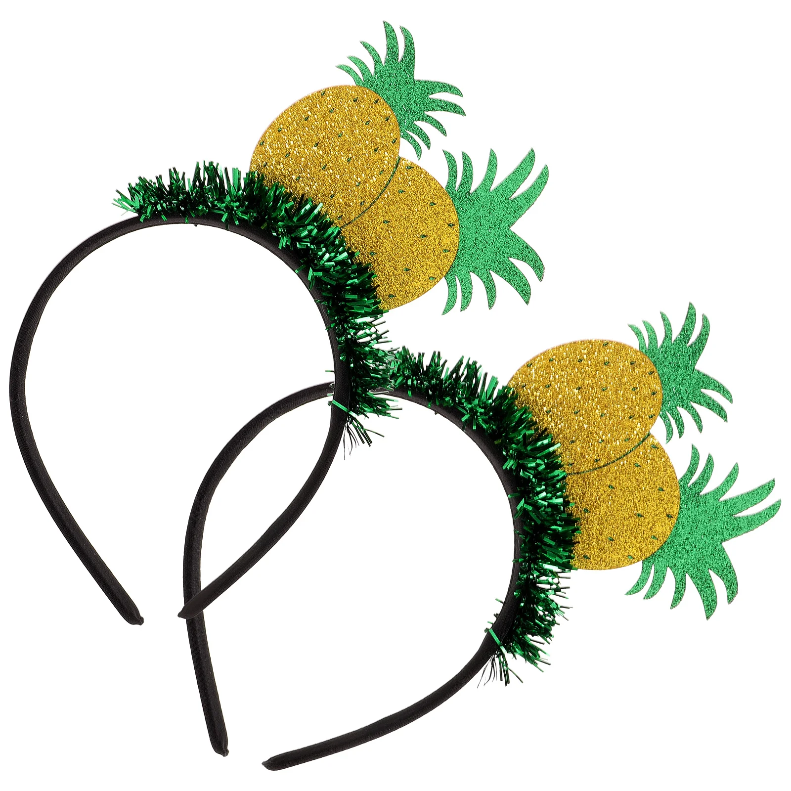 

2 Pcs Headband Pineapple Shaped Hairband Party Headdress Girl's Headwear Fruit Styled Creative