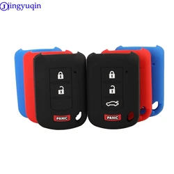jingyuqin 3/4 B Remote Car Key Case Silicone For Mitsubishi ASX Outlander Lancer EX Galant Pajero 2016 2017