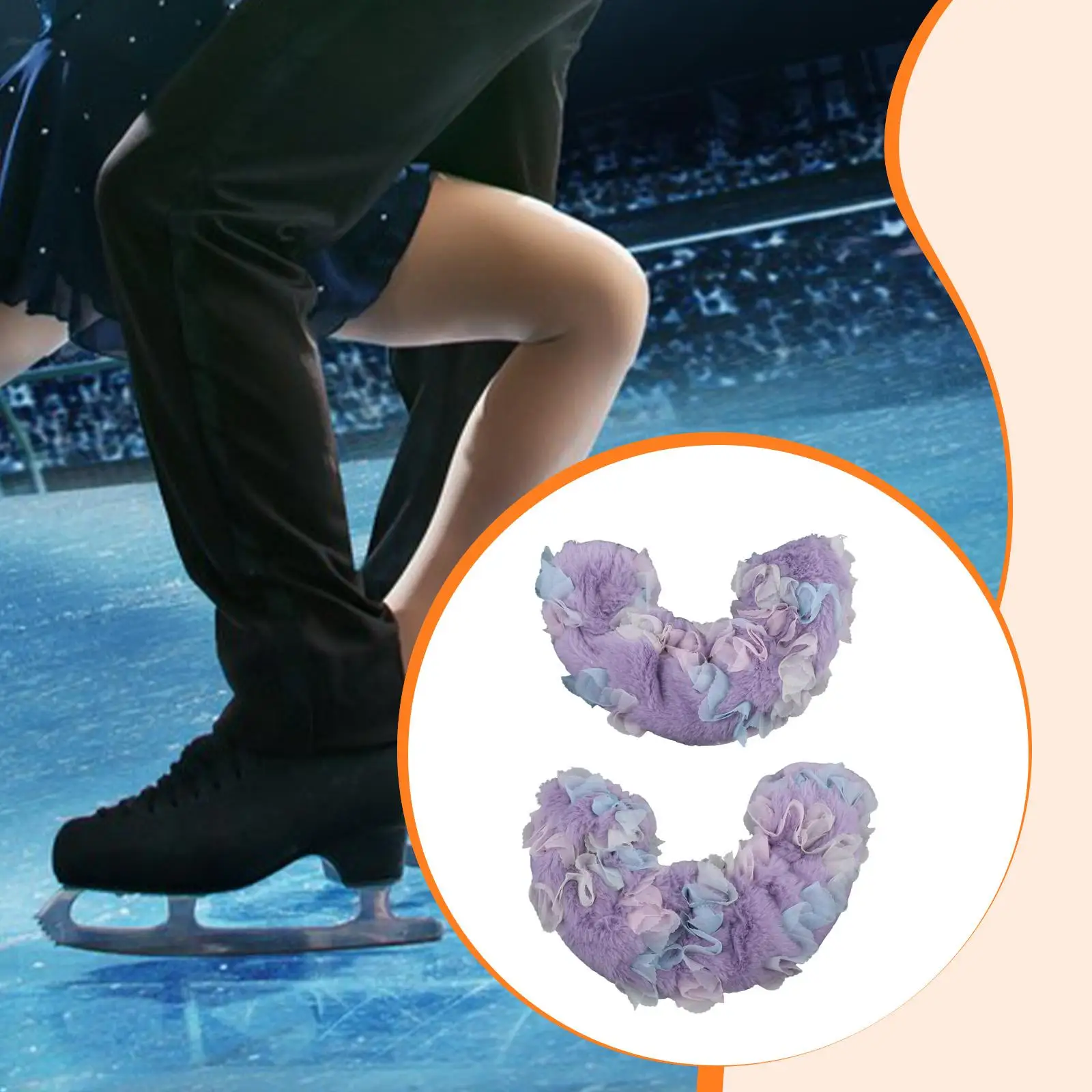 Ice Skate Guards Soft Water Absorbing Blade Protection Cover for Youth Adult Hockey Figure Skates