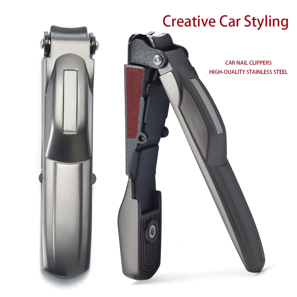 

1-piece Imitation Car Design Nail Clippers Heavy Duty Stainless Steel Nail Clippers for Men and Women - Perfect for Thick Finger