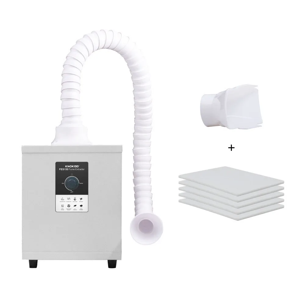 

Soldering Fume Extractor FES150 Welding Smoke Absorber Air Purifier for Keratin Nail Salon Vacuum, Laser