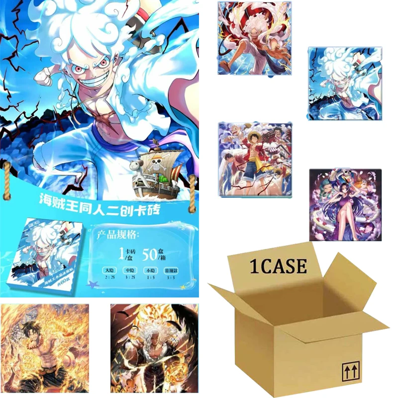 Wholesales One Piece Magnet Fridge Chaogu Sha One Piece Crystal Refrigerator Magnet Booster Box 1Case Playing Cards