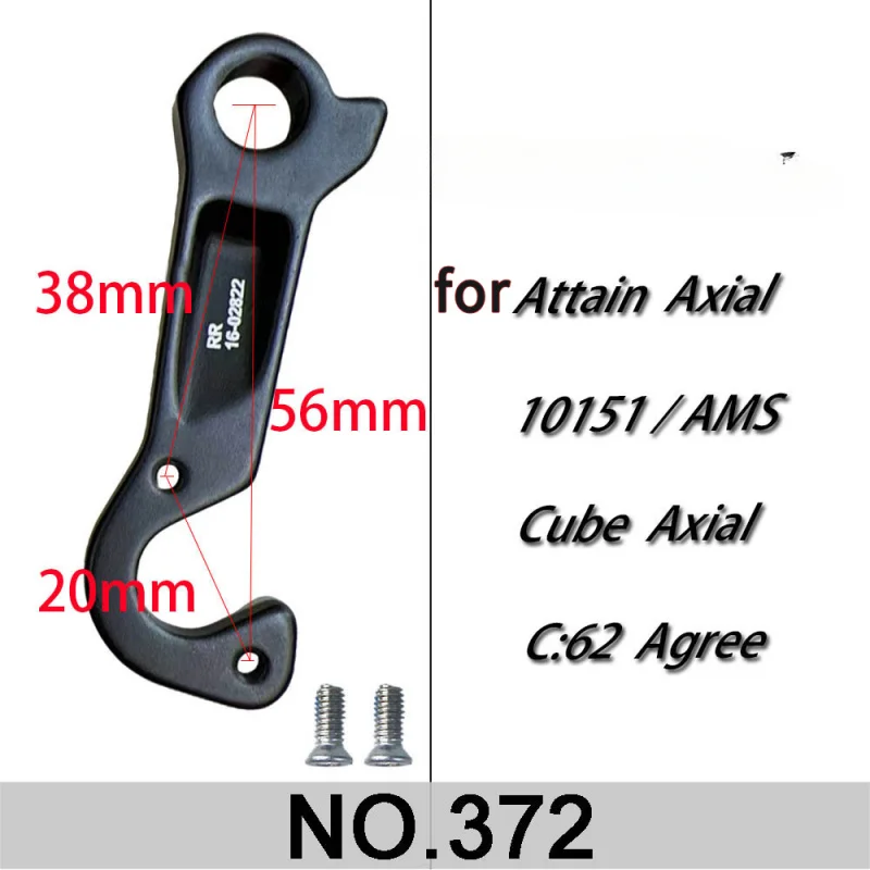 Support de dérailleur arrière 16-02822 pour vélo de route en carbone Cube Axial Attain Agree C:62 – Pièce de rechange pour cadre de mécanisme de transmission