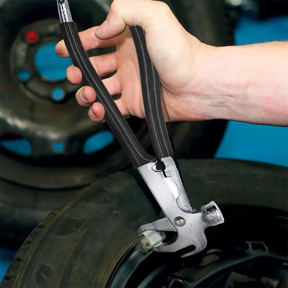 Car Tool Tire Repair Helper Wheel Weight Hammer Yre Balance Machine Pliers 