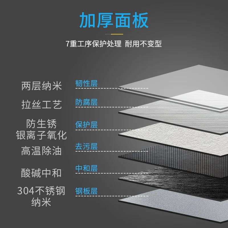 مطبخ أسود، منزلي، حوض نانو أسود، نانو، حوض خضروات 304 ستانلس ستيل