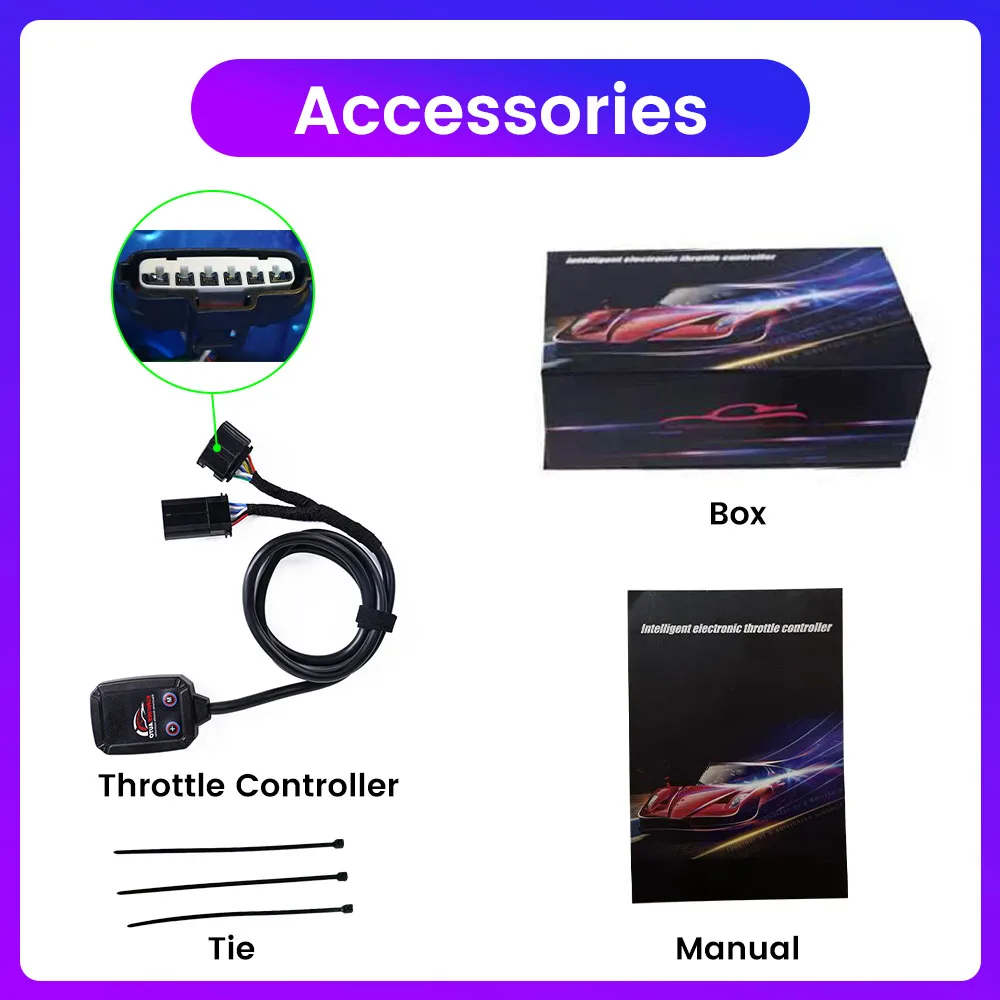 

For Mitsubishi (B) Car Electronic Throttle Controller Racing Accelerator Potent Booster Bluetooth APP Tuning Parts Accessory