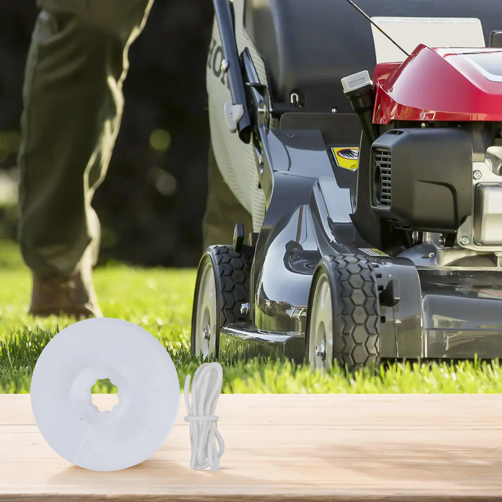 

Efficient Engine Starting Accessory Pulley With Rope Engine Starter Pulley Compatible With Multiple Models For AM35742 Models