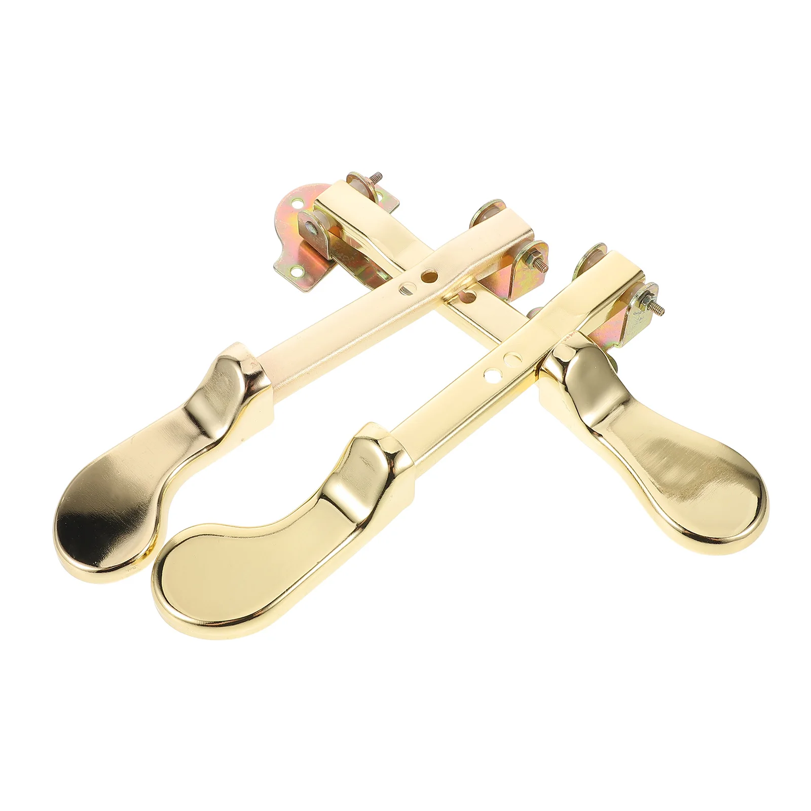 

3Pcs Upright Piano Pedal Metal Sustain Dual Hole Foot Control Lever Replacement Parts Universal for Keyboard Piano Accessory