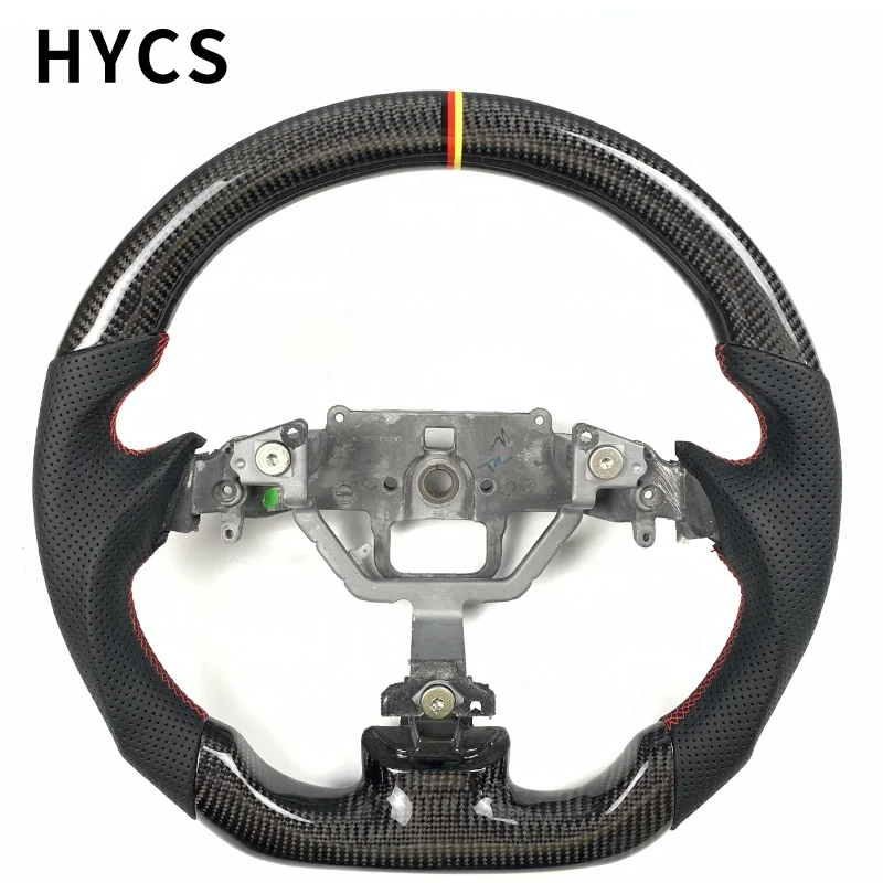 

Car Interior Accessories Carbon Fiber Steering Wheel for Mazda 3 Axela Atez CX5 RX8 Without airbags