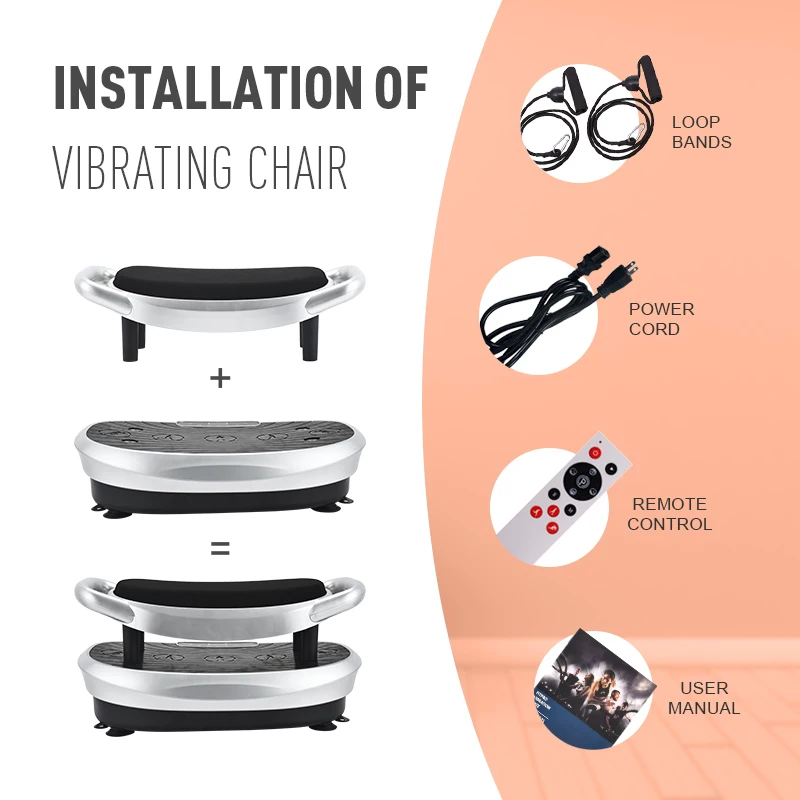 

Crazy Fit Massage Vibrationsplatte Oscillating Vibro Shaper Exercise Fitness Body Rhythm Vibration Plate With Handle