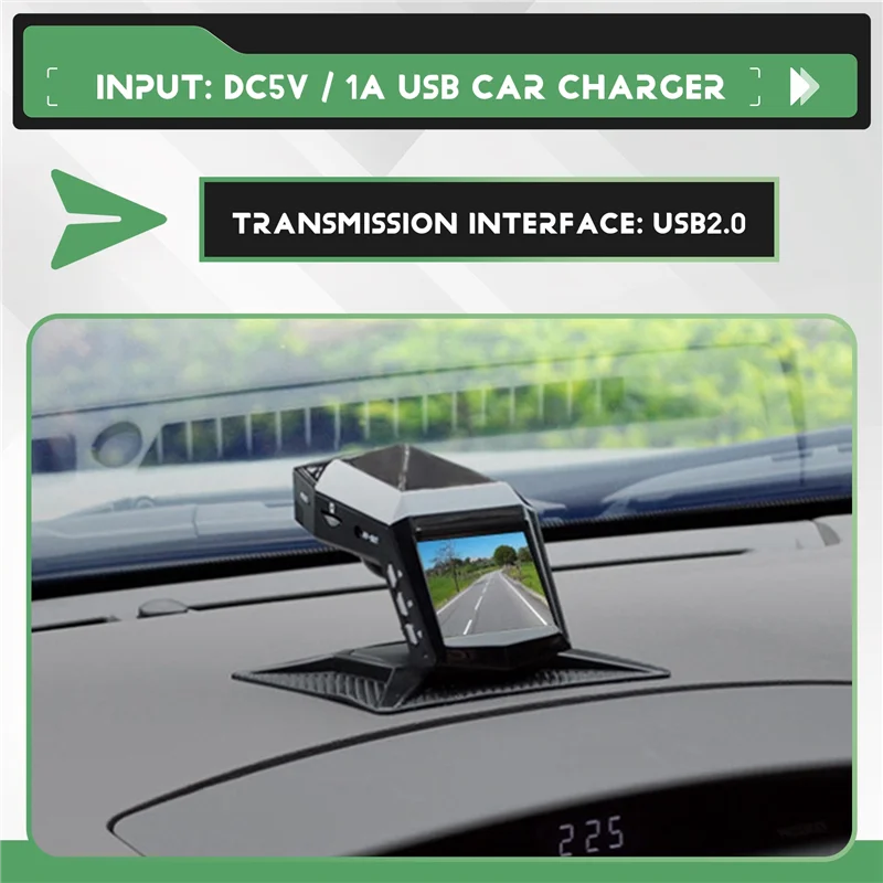 

A45F-New 1080P Full HD Dash Cam Car Video Driving Recorder With Center Console LCD Car DVR Video Recorder Parking Monitor